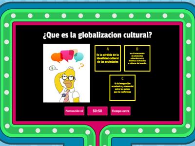 Globalizacion cultural y tecnológica  