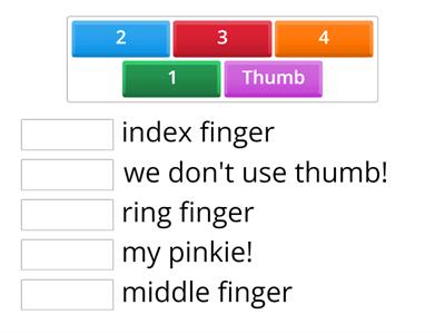 Violin and Viola finger match for left hand