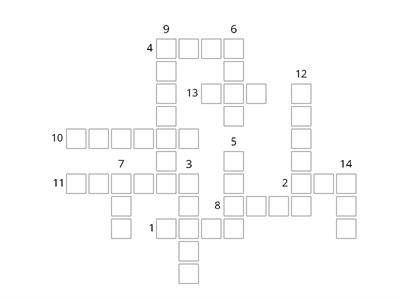 IRREGULAR VERBS- CROSSWORD - UNIT 7- GO GETTER 2