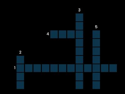 Crucigrama (Crossword)