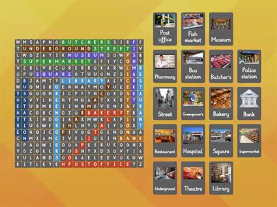 Places in town - Recursos didácticos