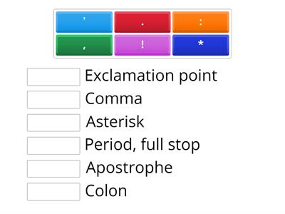 Punctuation and symbol