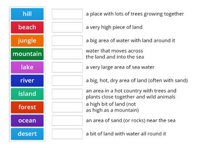 Geographical features