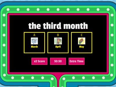 Months and ordinal numerals