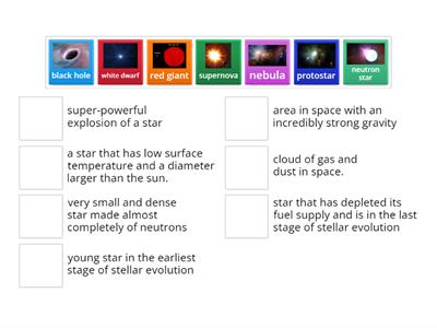 Naming stages of a star