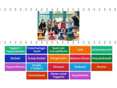 Dynamisches Sitzen - flexible Klassenräume