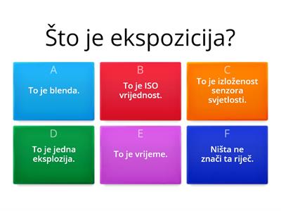 FOTOGRAFIJA - 4. Ekspozicija