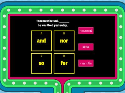 Coordinating conjunctions 2