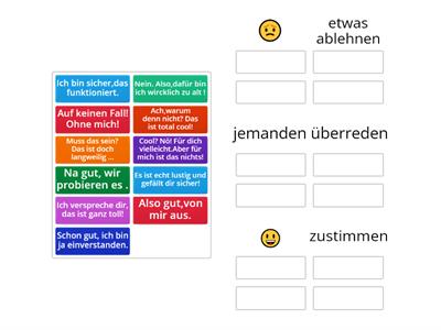 Momente A2.1 L.10  ÜB 4 b "Ach,warum denn nicht?"