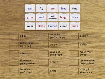 Movers Verbs