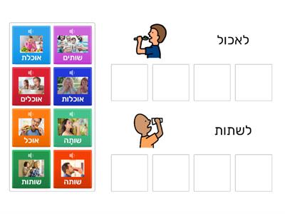 פעלים_לאכול או לשתות