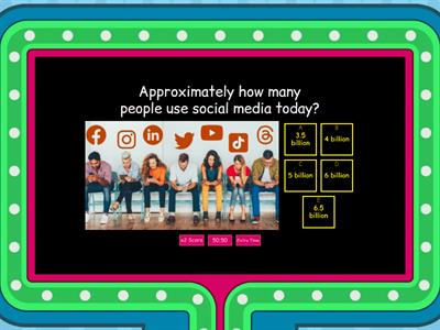 Social Media Gameshow Quiz