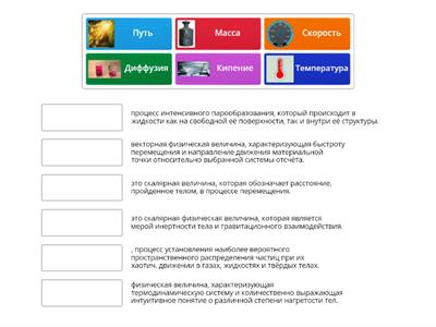 Физические термины  и их определения