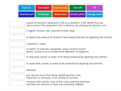 Entertainment Vocabulary 1