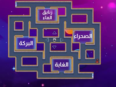 لعبة المتاهة لدرس مقدمة في الانظمة البيئية 