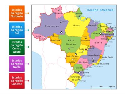 Brasil e suas regiões