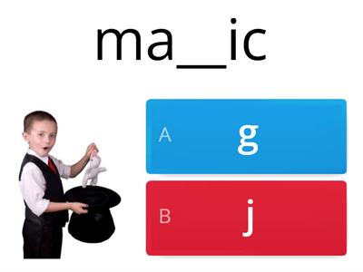G or J says /j/?