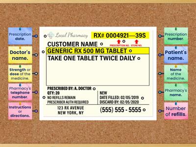 Reading prescription labels