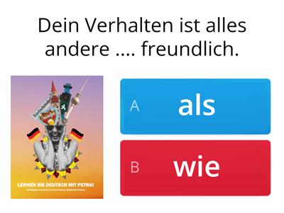 B2 : als - wie