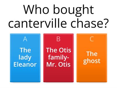 The Canterville Ghost questions