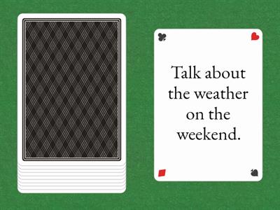  Weekend Talk-Speaking Cards