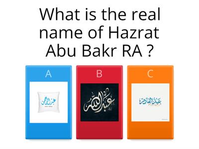 Hazrat Abu Bakr Siddique RA