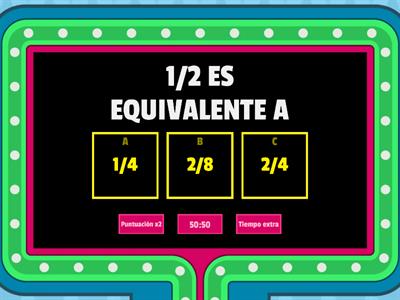 CONCURSO DE FRACCIONES EQUIVALENTES