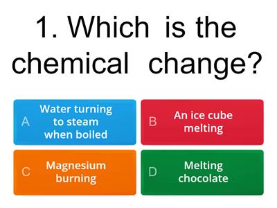 CHEMICAL CHANGES Year 7