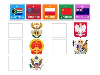 Match The Flags With The Coat Of Arms!