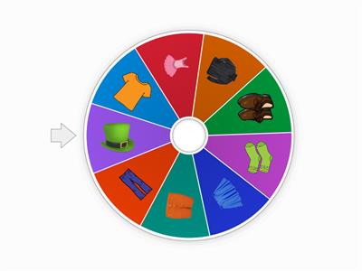 KB 1 Unit 8 Clothes (Random Wheel)