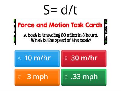 Speed Calculations