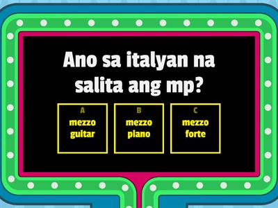 Gamit ang show me board. Ibigay ang hinihinging sagot ng bawat katanungan.