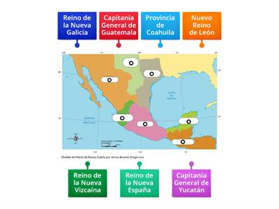 División Territorial de Nueva España