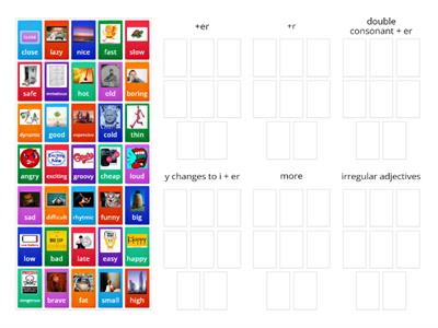 Comparative adjectives