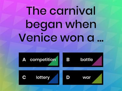 Smash2 U10 Venice carnival quiz