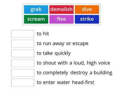  Descriptive verbs