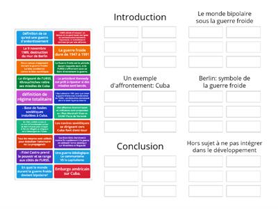 Paragraphe Le monde durant la guerre froide devient bipolaire et présentez un exemple d'affrontement