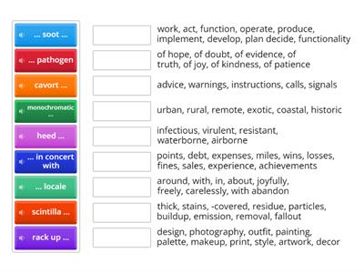 Travel - collocations 1