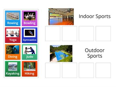 Kinds of Sports ( Indoor & Outdoor) 