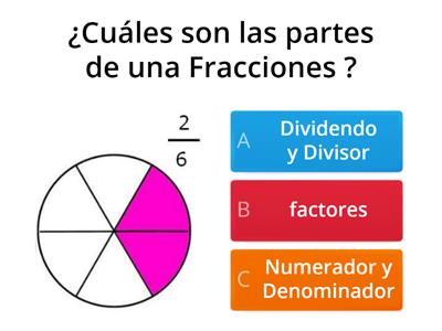  Fracciones  y fracciones equivalentes 6 º básico.