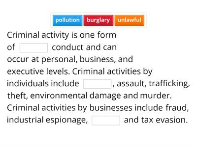 Criminal law and civil law