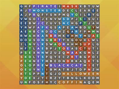 Hidden word search 