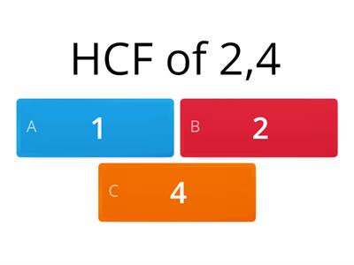 Maths: HCF