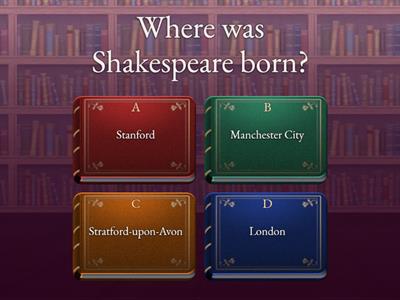 Shakespeare Days Quiz Online