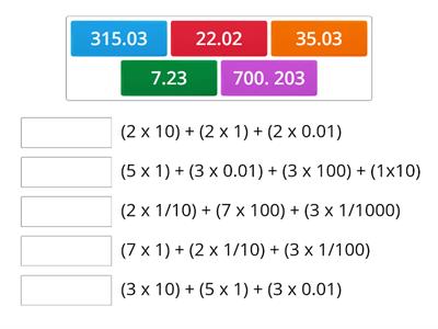  Expanded Notation (Decimals) 5.2A