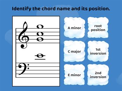Inversions of chords 11: Am, C, Em chords