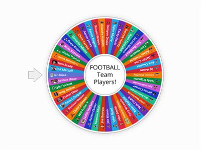  Football Players wheel!