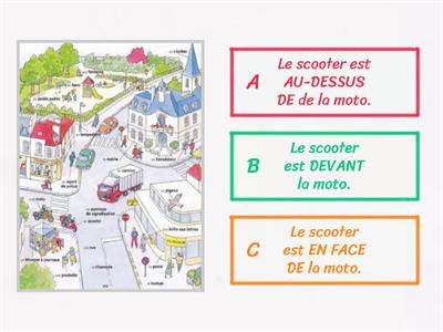 Prépositions de lieu - M5