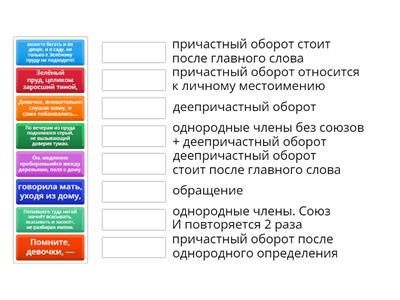 Знаки препинания в диктанте 7 класс