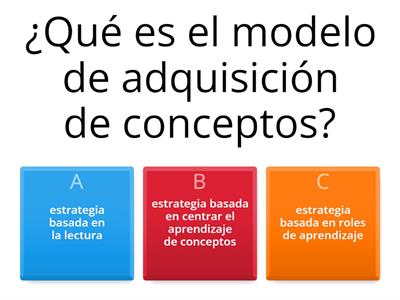 Modelo de adquisición de conceptos